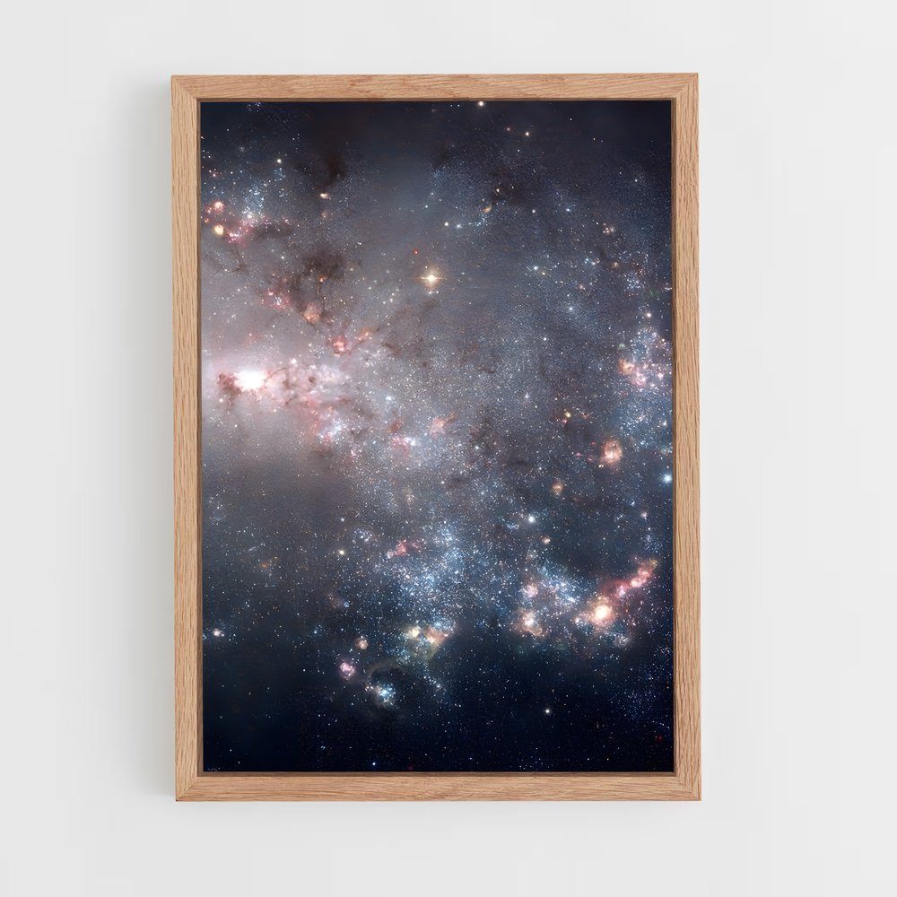 Poster incroyable de galaxie asymétrique (vue 4)